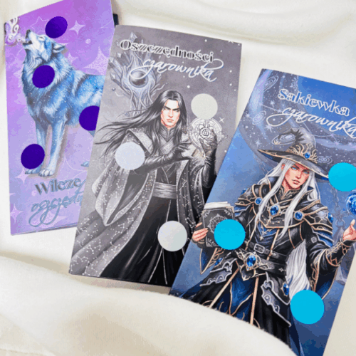 Wyzwania książeczkowe męskie kolekcja "Magiczna"